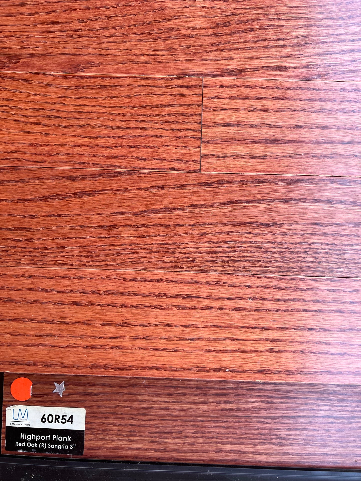 Engineer Wood #60R54 Red Oak 3”_Sangria