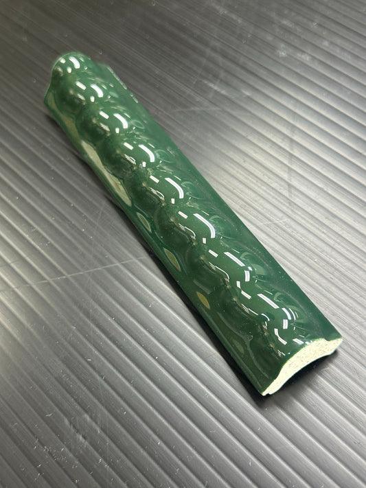 TILE: T503-CL32 COLORATIONS PINE GREEN ROPE LINER 1X6